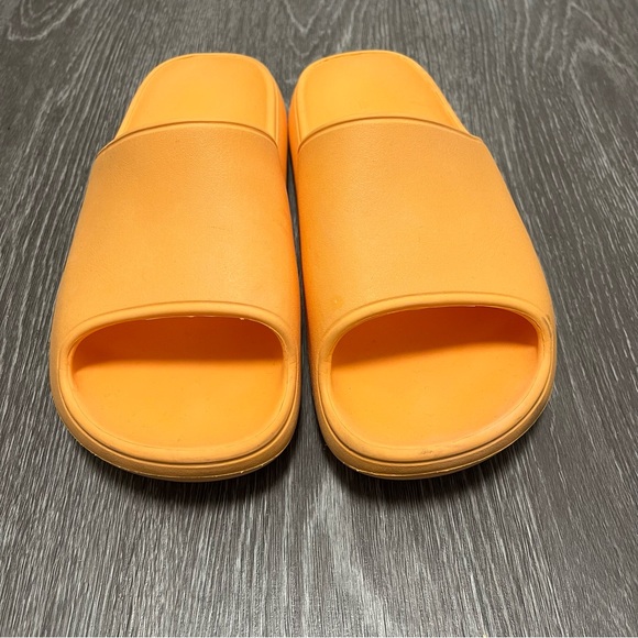 🤍 Wild Fable Womens Robbie Slide Sandals Orange Beach Slip on Size 6 🤍 - Picture 6 of 8